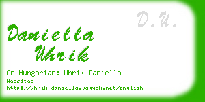 daniella uhrik business card